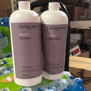2-Pack bundle Living Proof Restore Haircare Duo in Purple and White